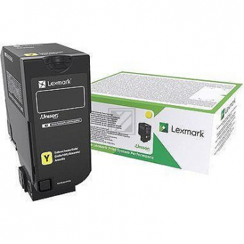 ORIGINAL Lexmark Toner Gelb 84C2HYE ~16000 Seiten Corporate Toner