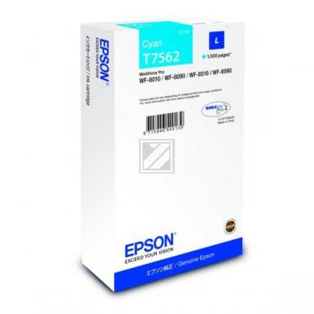 ORIGINAL Epson Tintenpatrone Cyan C13T756240 T7562 ~1500 Seiten 14ml