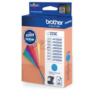 ORIGINAL Brother Tintenpatrone Cyan LC223C LC-223 ~550 Seiten 5,9ml