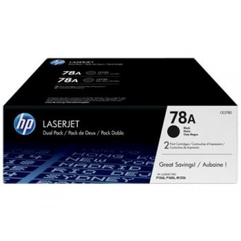 ORIGINAL HP Multipack Schwarz CE278AD 78A 2 Toner CE278A (78A) je 2.100 Seiten