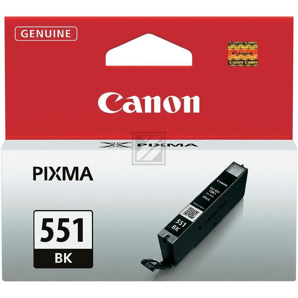 ORIGINAL Canon Tintenpatrone Schwarz CLI-551BK 6508B001 7ml