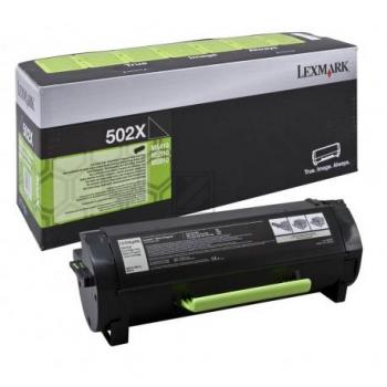 ORIGINAL Lexmark Toner Schwarz 502X 50F2X00 ~10000 Seiten Rückgabe-Druckkassette