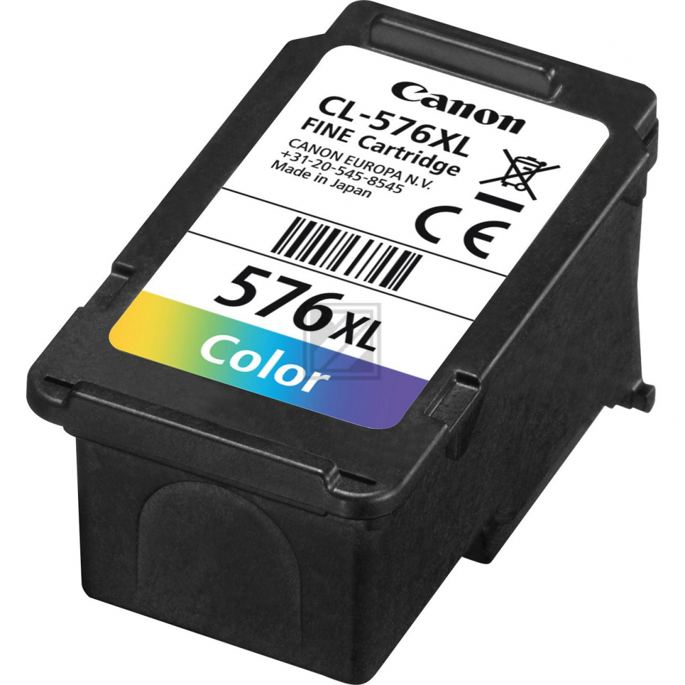ORIGINAL Canon Tintenpatrone mehrere Farben CL-576XL 5441C001 ~300 Seiten 12,6ml
