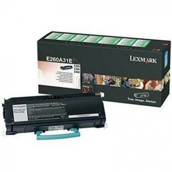 ORIGINAL Lexmark Toner Schwarz E260A31E ~3500 Seiten Corporate Toner