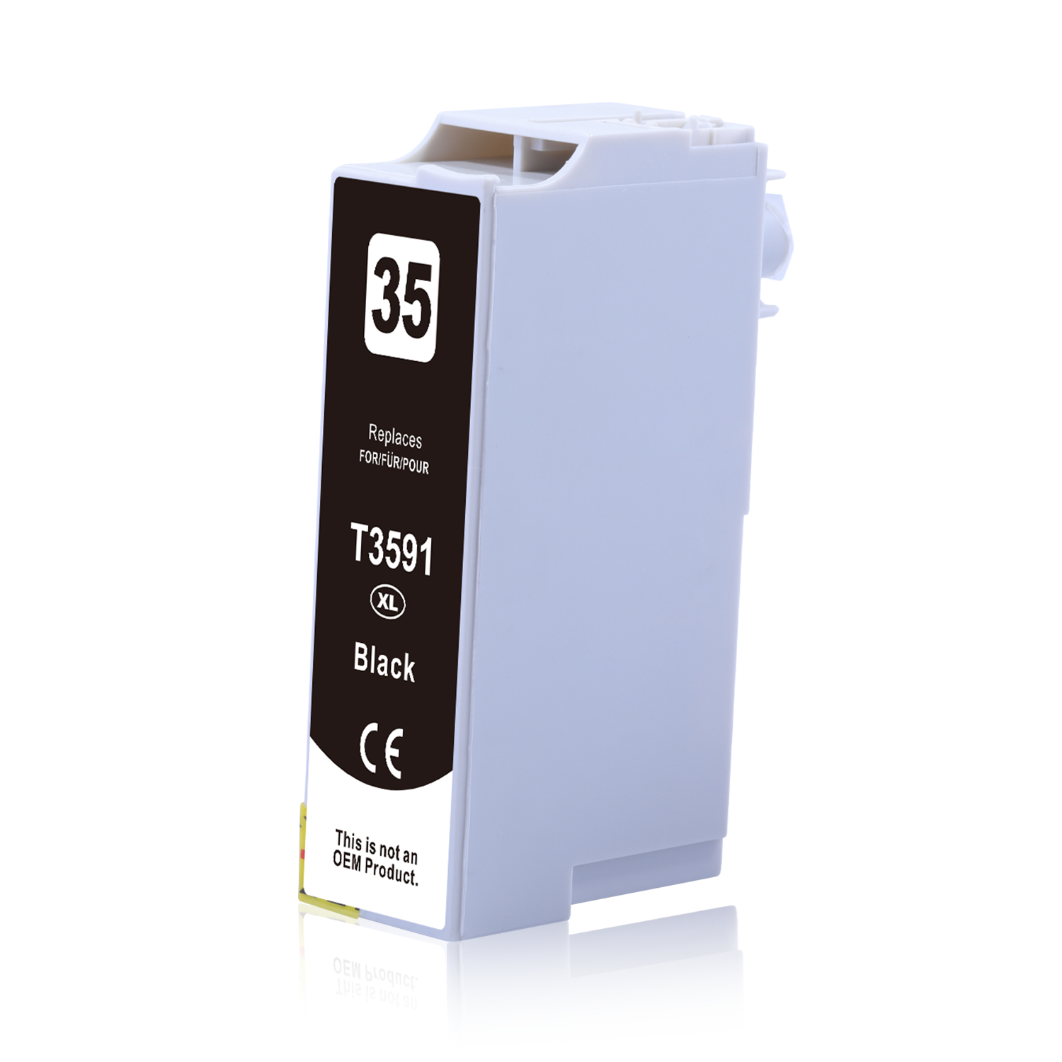 EuroCartridge kompatibel Tintenpatrone Schwarz EuroT3591 T3591 ~2600 Seiten kompatibel  : DIE Alternative, Top Qualität, volle Funktionsfähigkeit - kompatibel mit Epson T3591 (C13T35914010)