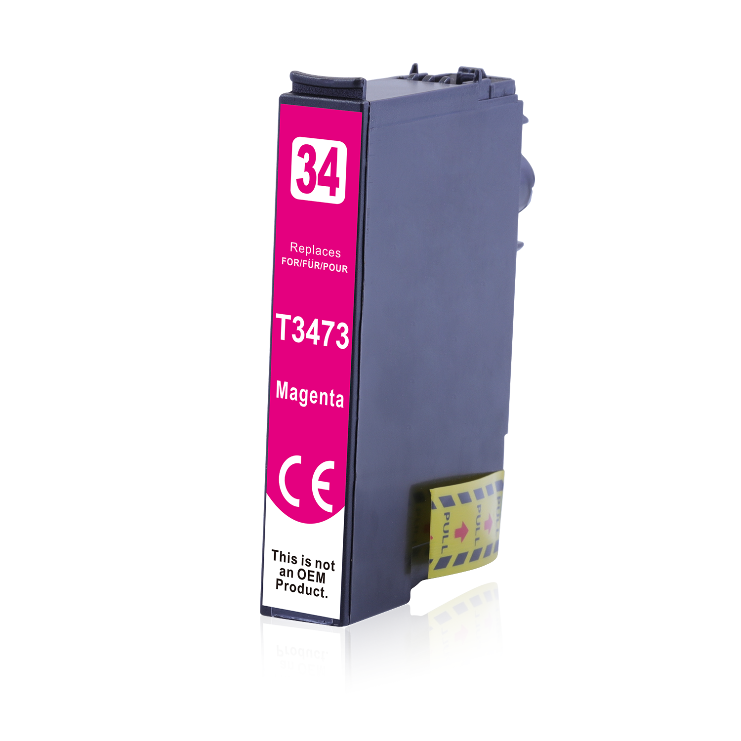 EuroCartridge kompatibel Tintenpatrone Magenta EuroT3473 T3473 ~950 Seiten kompatibel  : DIE Alternative, Top Qualität, volle Funktionsfähigkeit - kompatibel mit Epson T3473 (C13T34734010)
