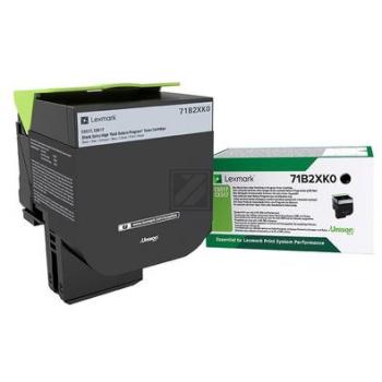 ORIGINAL Lexmark Toner Schwarz 71B2XK0 ~8000 Seiten Rückgabe-Druckkassette, extra hohe Kapazität