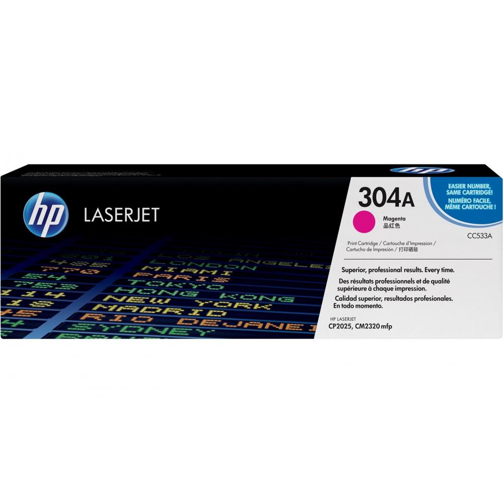 ORIGINAL HP Toner Magenta CC533A 304A ~2800 Seiten