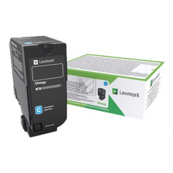 ORIGINAL Lexmark Toner Cyan 84C2HCE ~16000 Seiten Corporate Toner