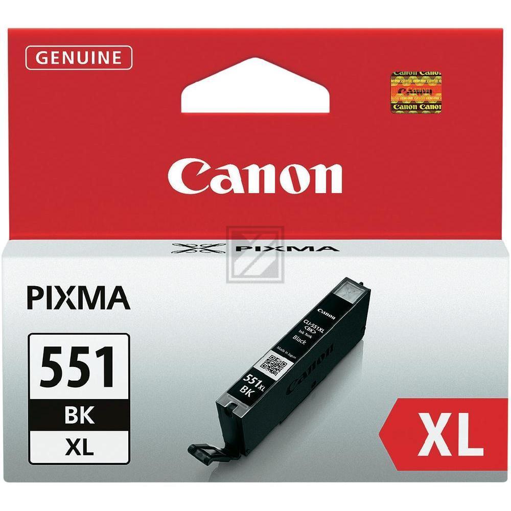 ORIGINAL Canon Tintenpatrone Schwarz CLI-551BK XL 6443B001 11ml