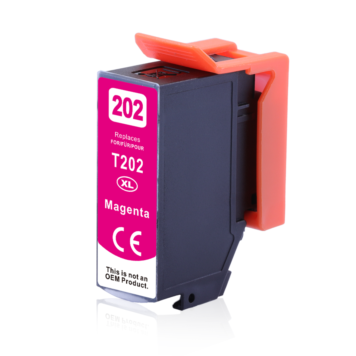 EuroCartridge kompatibel Tintenpatrone Magenta EuroT02H3 202XL ~650 Seiten kompatibel  : DIE Alternative, Top Qualität, volle Funktionsfähigkeit - kompatibel mit Epson 202XL (C13T02H34010)