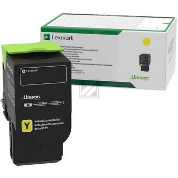 ORIGINAL Lexmark Toner Gelb C242XY0 ~3500 Seiten Rückgabe-Druckkassette, extra hohe Kapazität