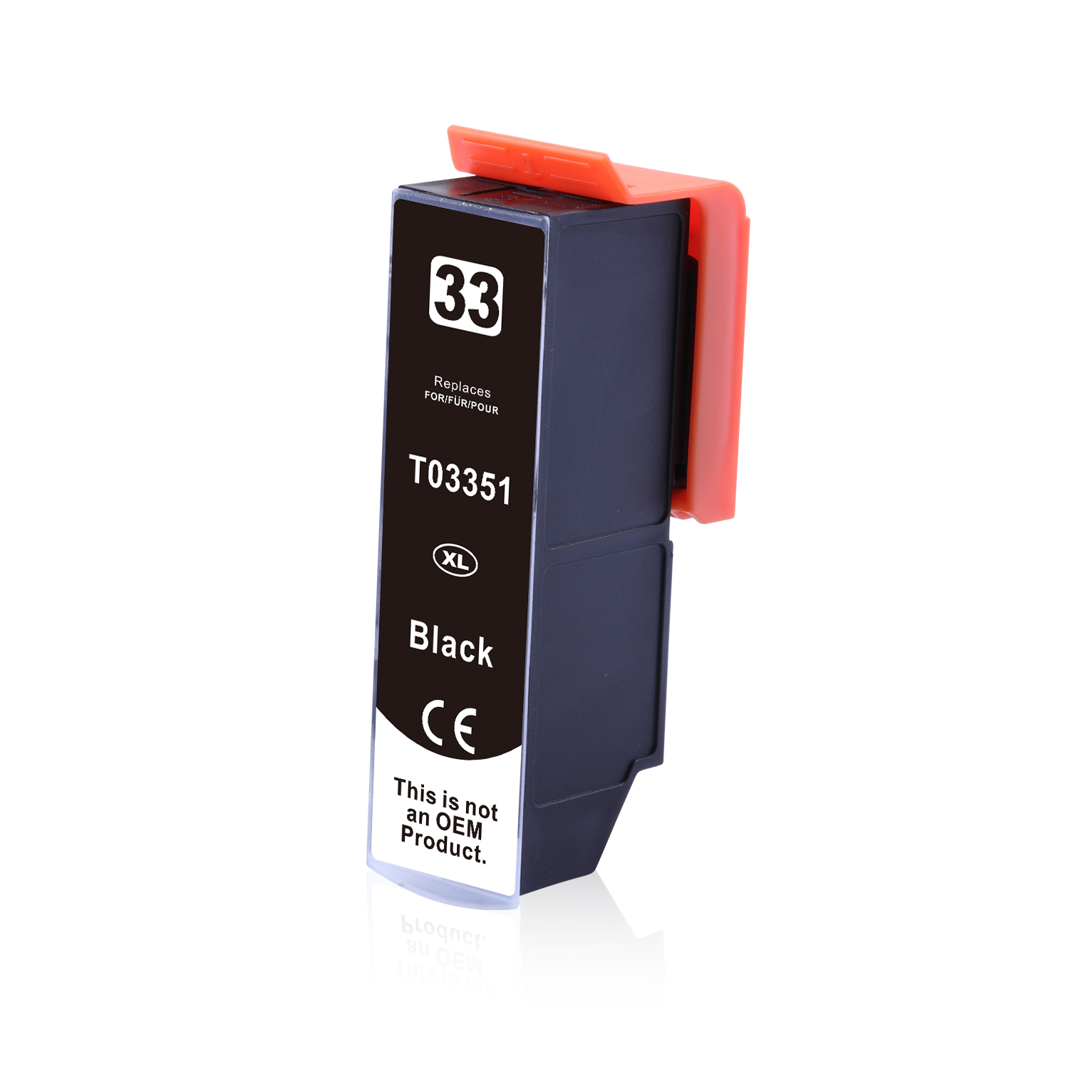 EuroCartridge kompatibel Tintenpatrone Schwarz EuroT3351 33XL ~530 Seiten kompatibel  : DIE Alternative, Top Qualität, volle Funktionsfähigkeit - kompatibel mit Epson T3351 (C13T33514010)