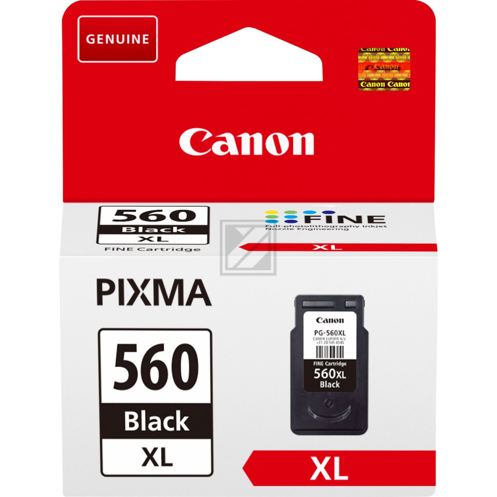 ORIGINAL Canon Tintenpatrone Schwarz PG-560XL 3712C001 ~400 Seiten
