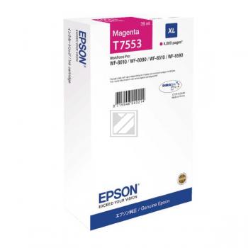 ORIGINAL Epson Tintenpatrone Magenta C13T755340 T7553 ~4000 Seiten 39ml XL