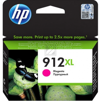 ORIGINAL HP Tintenpatrone Magenta 3YL82AE 912 XL ~825 Seiten
