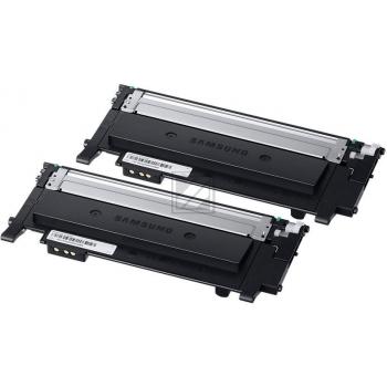 ORIGINAL Samsung Multipack Schwarz CLT-P404B SU364A 2er Pack Toner à 1.500 Seiten