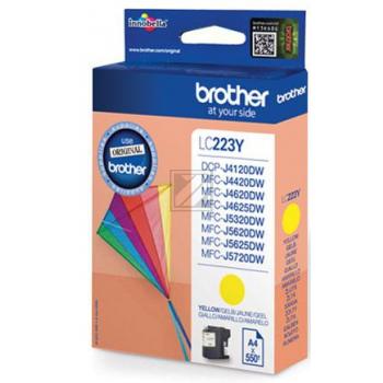 ORIGINAL Brother Tintenpatrone Gelb LC223Y LC-223 ~550 Seiten 5,9ml