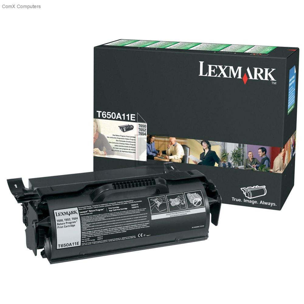 ORIGINAL Lexmark Toner Schwarz T650A11E ~7000 Seiten Druck Einheit, kombinierte Bildtrommel/Toner Rückgabekassette