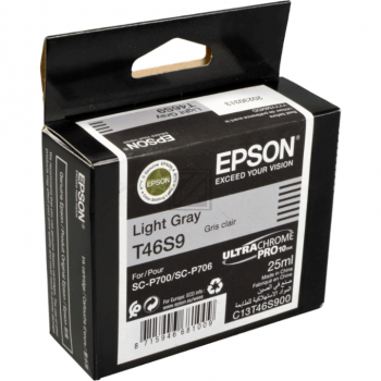 ORIGINAL Epson Tintenpatrone Grau (hell) C13T46S900 T46S9 25ml Ultrachrome® Pro10
