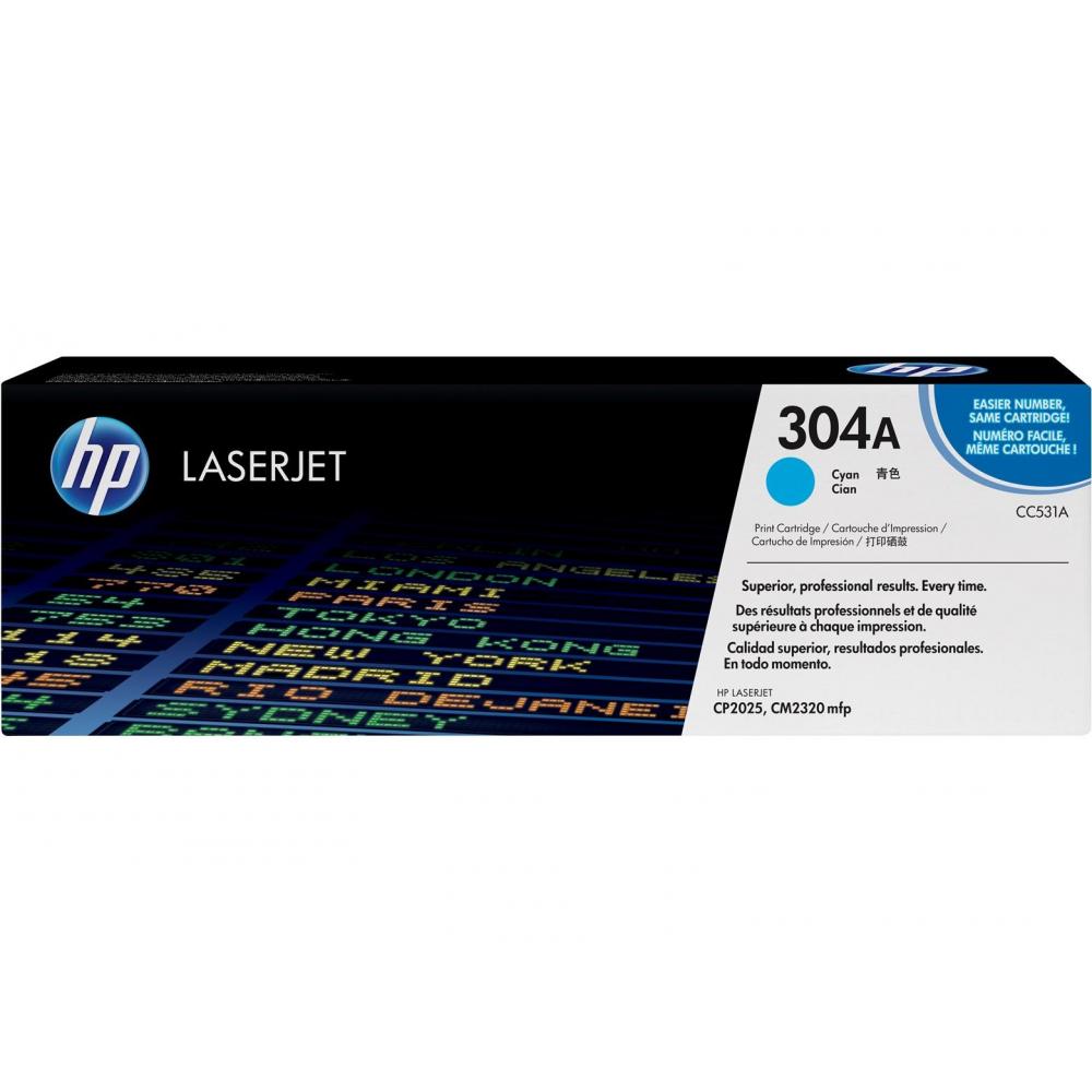 ORIGINAL HP Toner Cyan CC531A 304A ~2800 Seiten