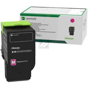 ORIGINAL Lexmark Toner Magenta C242XM0 ~3500 Seiten Rückgabe-Druckkassette, extra hohe Kapazität