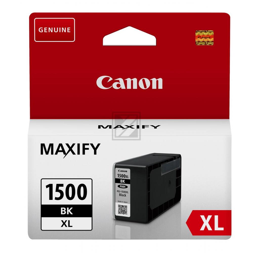 ORIGINAL Canon Tintenpatrone Schwarz PGI-1500bk XL 9182B001 ~1200 Seiten 34,7ml