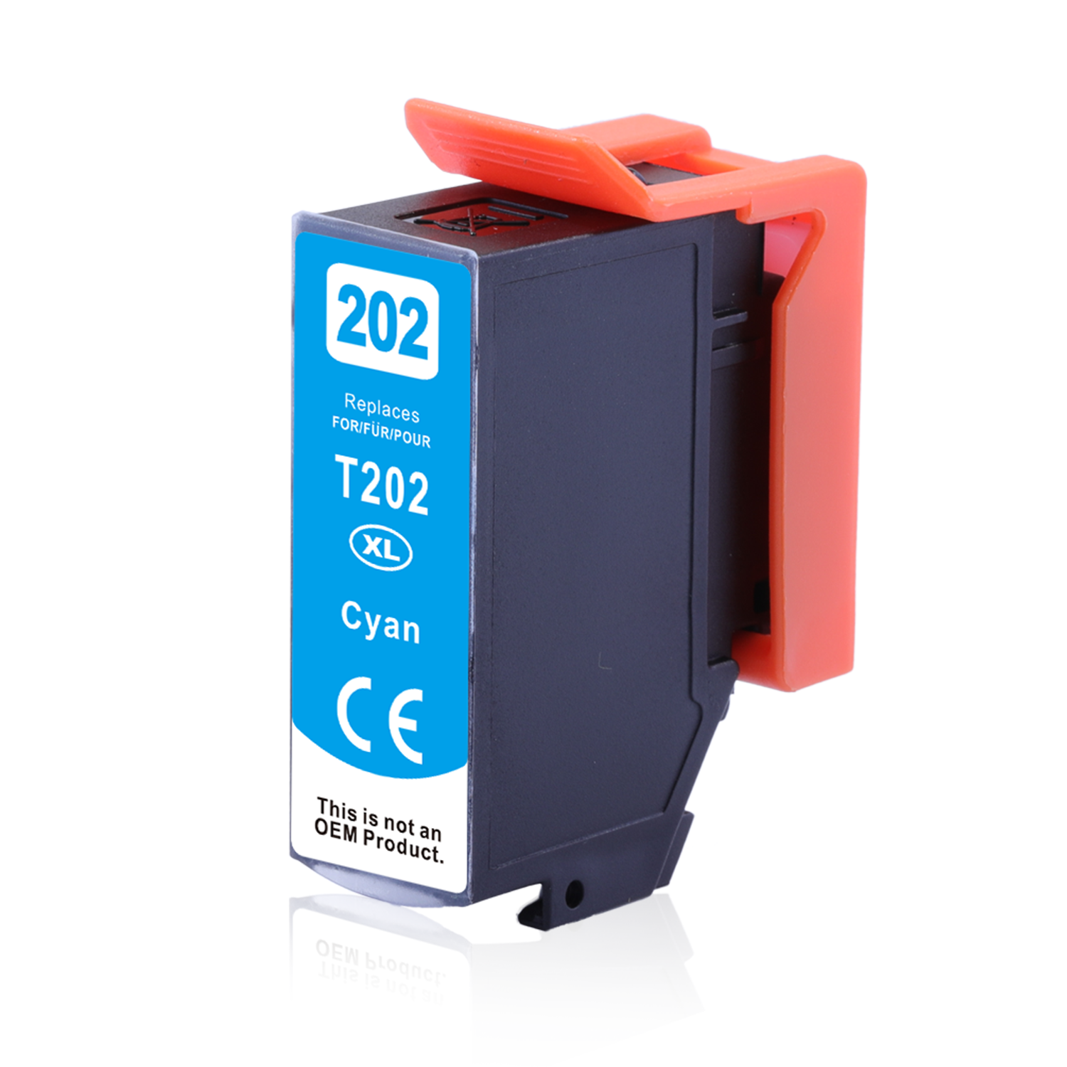 EuroCartridge kompatibel Tintenpatrone Cyan EuroT02H2 202XL ~650 Seiten kompatibel  : DIE Alternative, Top Qualität, volle Funktionsfähigkeit - kompatibel mit Epson 202XL (C13T02H24010)