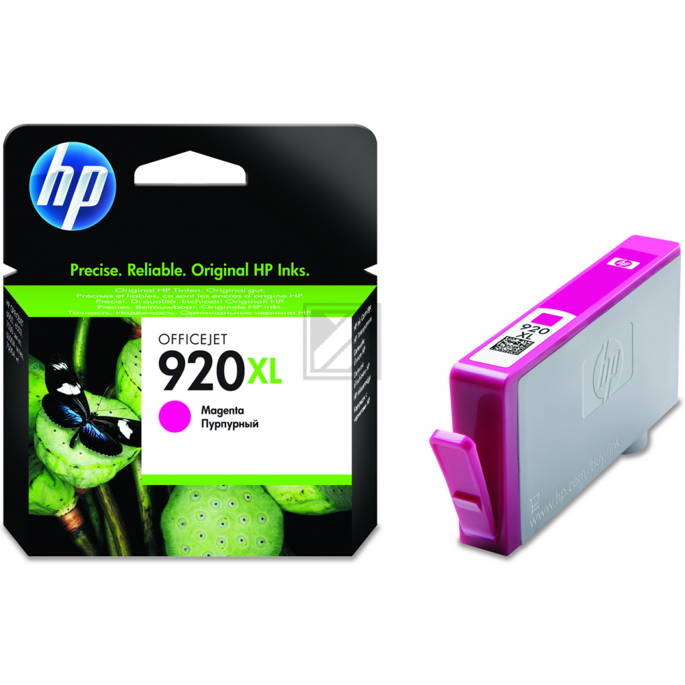 ORIGINAL HP Tintenpatrone Magenta CD973AE 920 XL ~700 Seiten