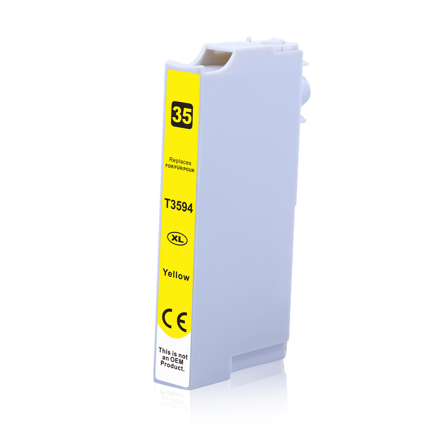 EuroCartridge kompatibel Tintenpatrone Gelb EuroT3594 T3594 ~1900 Seiten kompatibel  : DIE Alternative, Top Qualität, volle Funktionsfähigkeit - kompatibel mit Epson T3594 (C13T35944010)