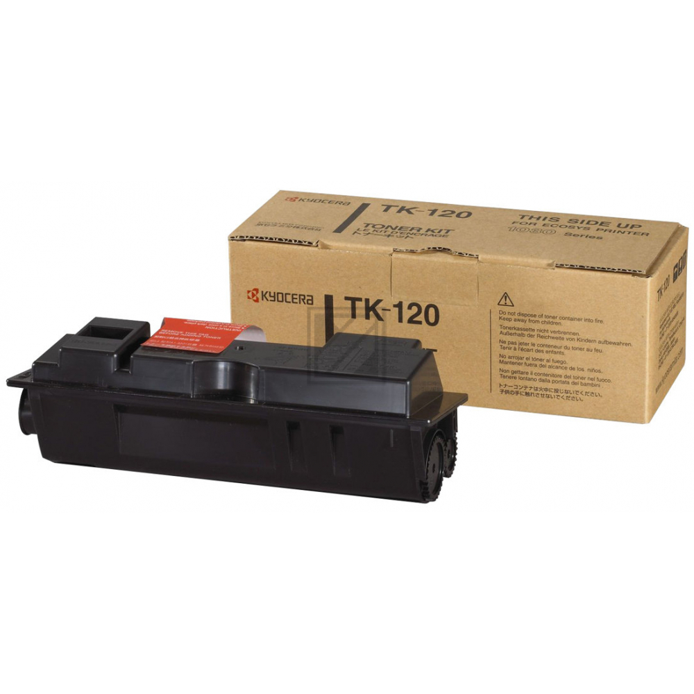 ORIGINAL Kyocera Toner Schwarz TK-120 1T02G60DE0 ~7200 Seiten