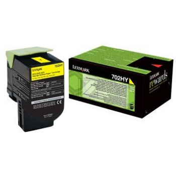 ORIGINAL Lexmark Toner Gelb 70C2HYE ~3000 Seiten Corporate Toner