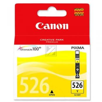 ORIGINAL Canon Tintenpatrone Gelb CLI-526y 4543B001 9ml