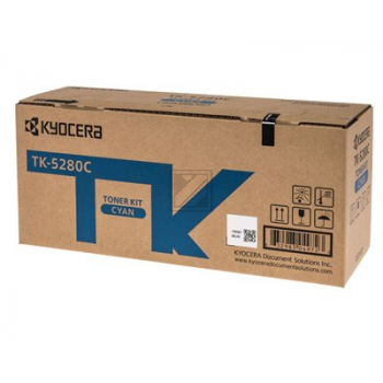 ORIGINAL Kyocera Toner Cyan TK-5280C 1T02TWCNL0 ~11000 Seiten