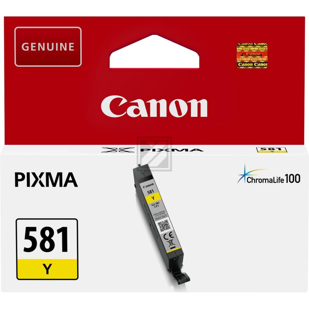 ORIGINAL Canon Tintenpatrone Gelb CLI-581y 2105C001 ~257 Seiten 5,6ml