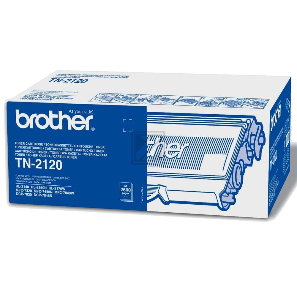 ORIGINAL Brother Toner Schwarz TN-2120 ~2600 Seiten