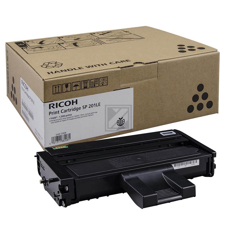 ORIGINAL Ricoh Toner Schwarz 407999 SP 201E ~1000 Seiten