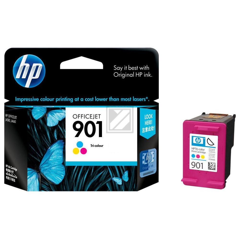 ORIGINAL HP Tintenpatrone mehrere Farben CC656AE 901 ~360 Seiten