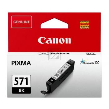 ORIGINAL Canon Tintenpatrone Schwarz CLI-571bk 0385C001 6,5ml