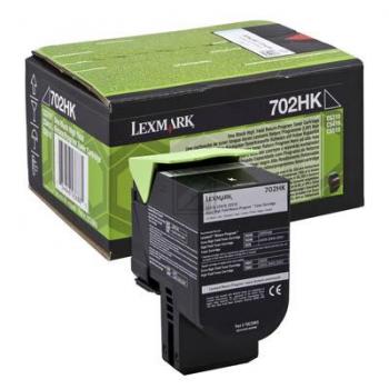 ORIGINAL Lexmark Toner Schwarz 702HK 70C2HK0 ~4000 Seiten Rückgabe-Druckkassette