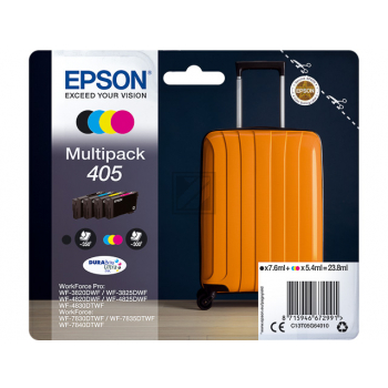 ORIGINAL Epson Multipack Schwarz / Cyan / Magenta / Gelb C13T05G64010 405 Multipack 4-colours 405 DURABrite Ultra Ink