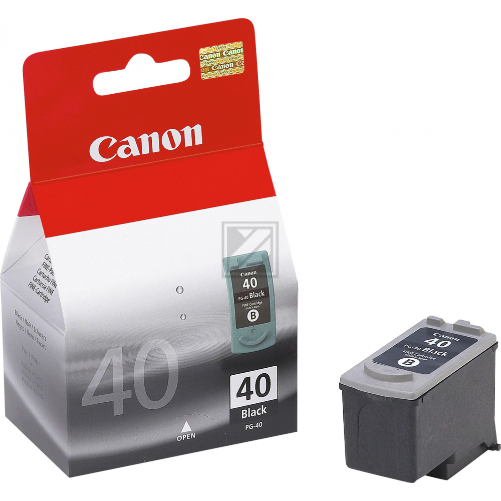 ORIGINAL Canon Tintenpatrone Schwarz PG-40 0615B001 ~420 Seiten 16ml