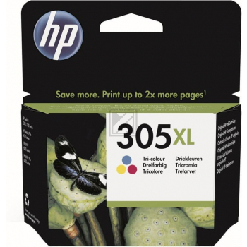 ORIGINAL HP Tintenpatrone mehrere Farben 3YM63AE 305 XL ~200 Seiten