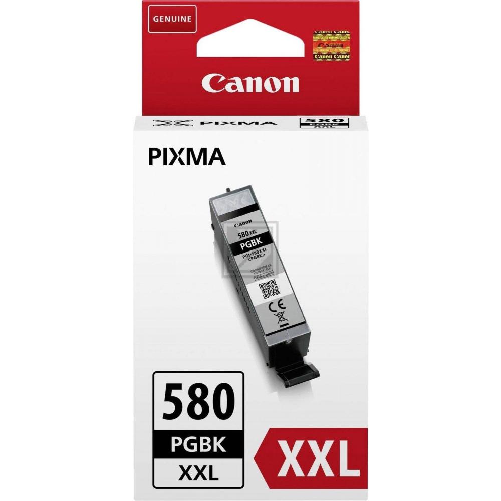 ORIGINAL Canon Tintenpatrone Schwarz PGI-580pgbk XXL 1970C001 ~600 Seiten 25,7ml