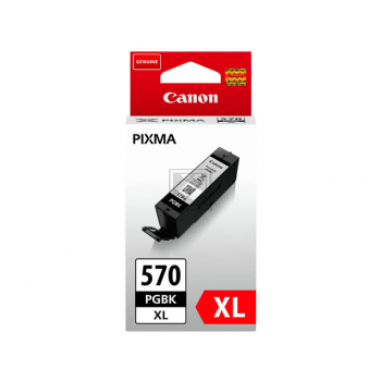 ORIGINAL Canon Tintenpatrone Schwarz PGI-570pgbk XL 0318C001 22ml