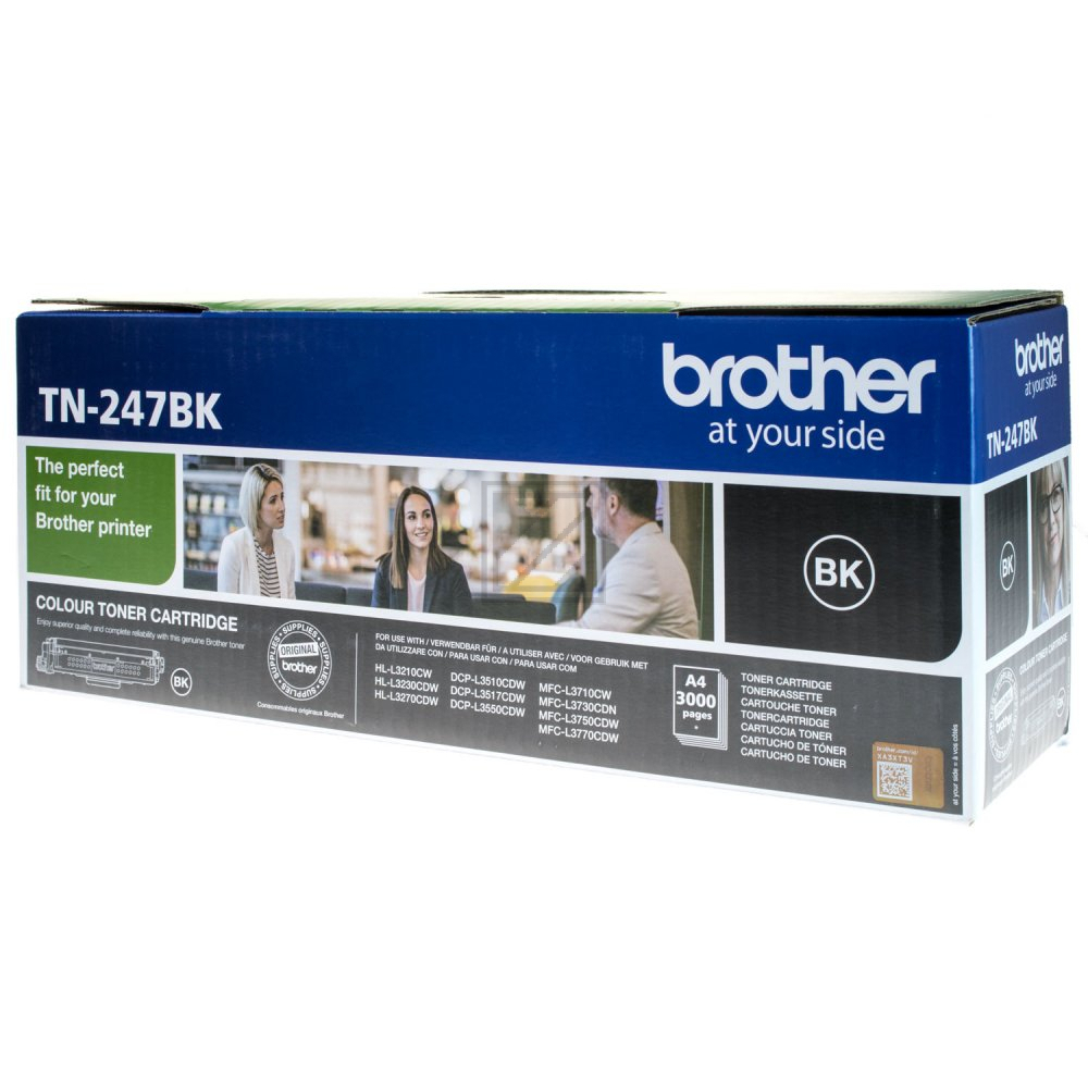 ORIGINAL Brother Toner Schwarz TN-247BK ~3000 Seiten